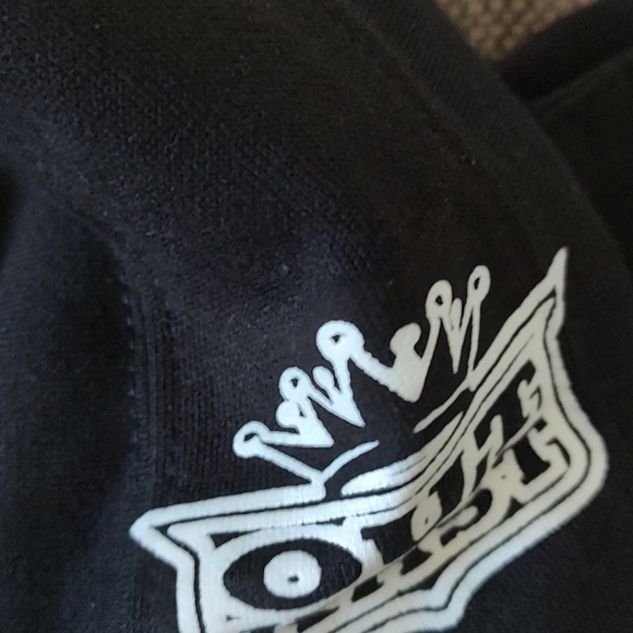 Men's Atlanta Hawks Mitchell & Ness Black Outkast X BR Remix Pullover Hoodie 4XL - Picture 4 of 7